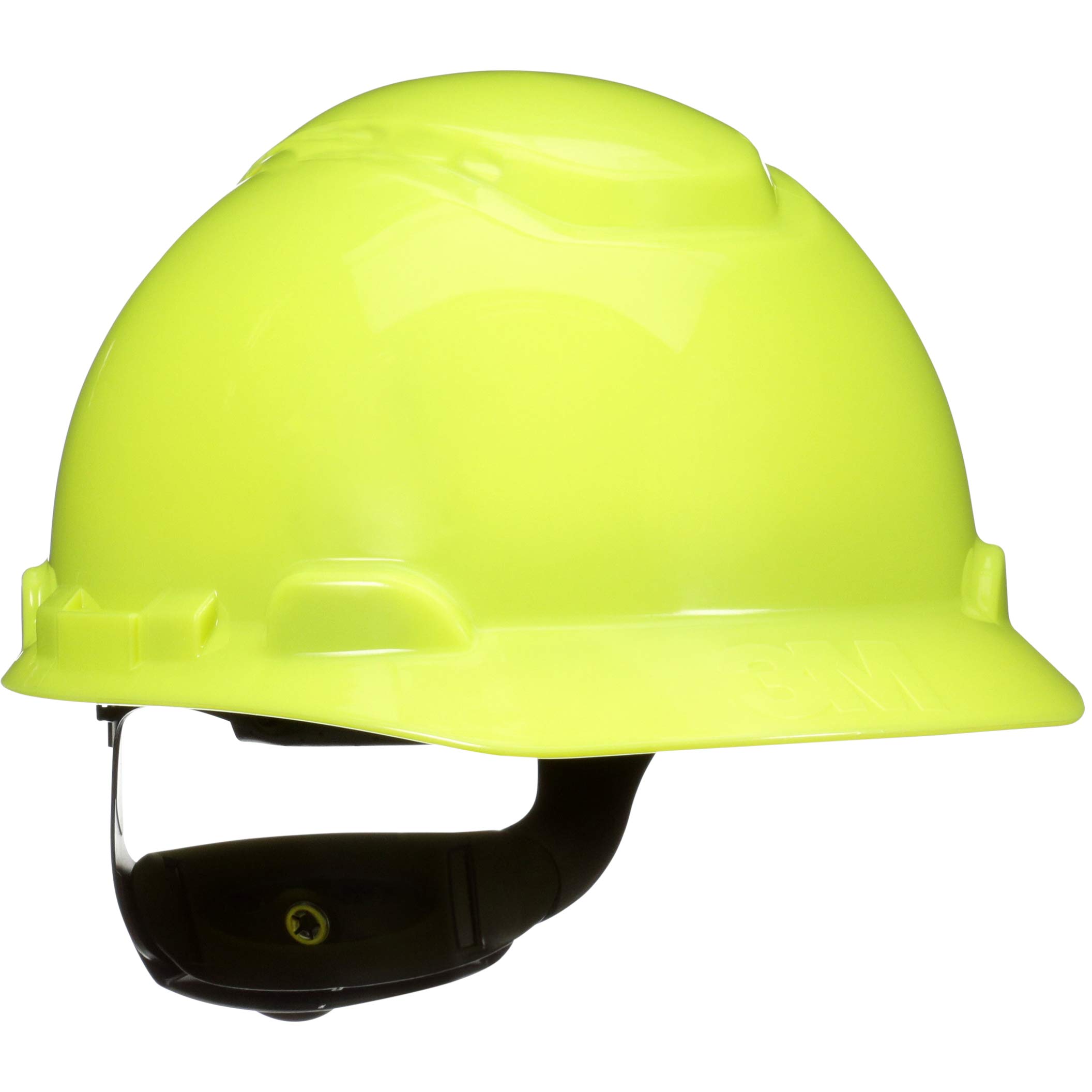 Buy 3M Hard Hat, Bright Yellow, Lightweight, UV Indicator, Adjustable 4Point Ratchet, H709RUV