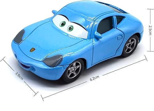 Miniatura 2 de Coche 2 3 Juguetes de la película Coche de juguete para niños Modelo de fundición a presión Vehical Escala 155 Regalos de cumpleaños para niños