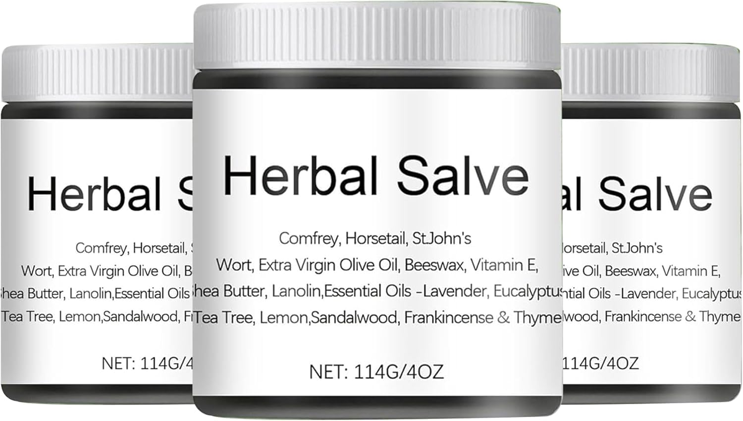 Gmvvac 3Ps Comfrey Salve For Bone Healing Organic,Skin Body Care Ointment,Herbal Salve,Ointment For Body,Joint Care Ointment,Joint Care