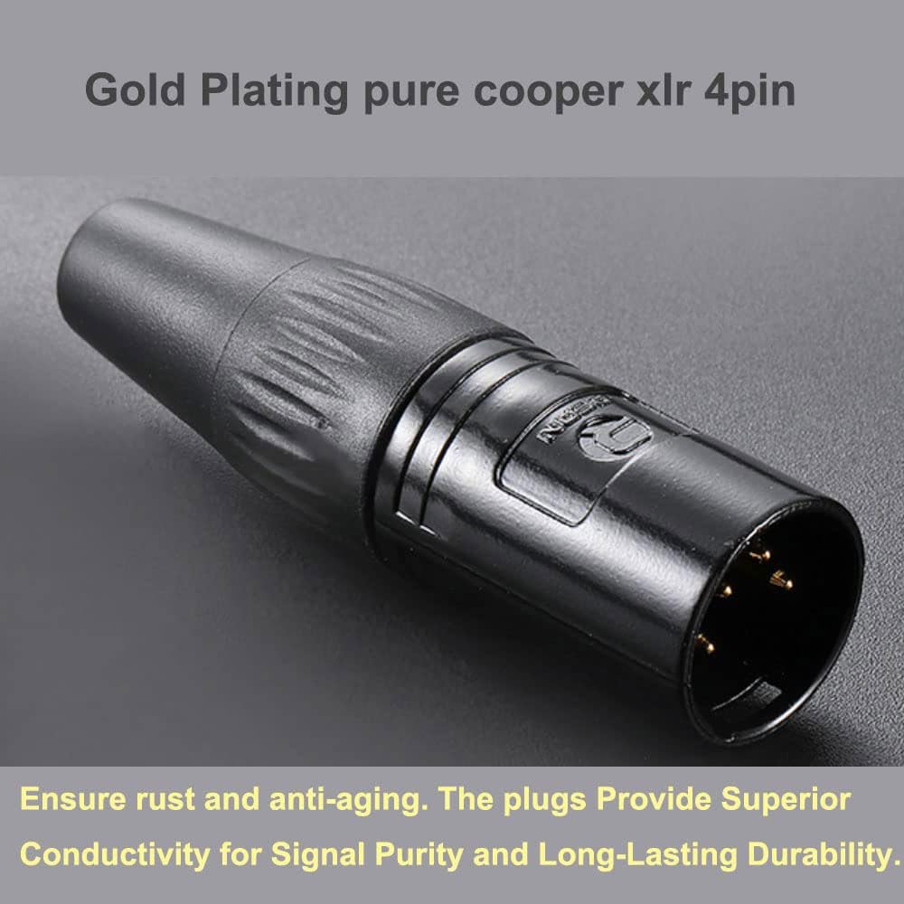 Amazon | waveman 4pin xlr to 4.4 mm バランス ケーブル xlr 4pin 4.4