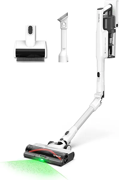 Tineco Pure ONE A50S Cordless Stick Vacuum Cleaner, 185W Suction,1L Larger Dustbin, 3DSense Power Brush, PureCyclone Tech, Easily Tackles Large Debris