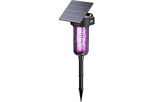 Solar Bug Zapper Outdoor Mosquito Trap Killer Lamp