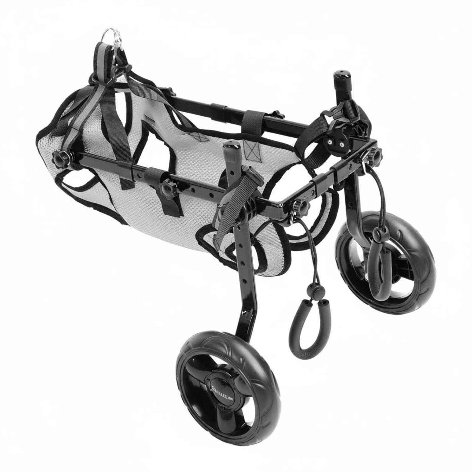 Lightweight Disabled Pet Wheelchair Long-Lasting Rear Leg Dog Wheelchair Stable Support Recovery Dog Chair for Medium Dogs, Xs, Without Leash-image-43