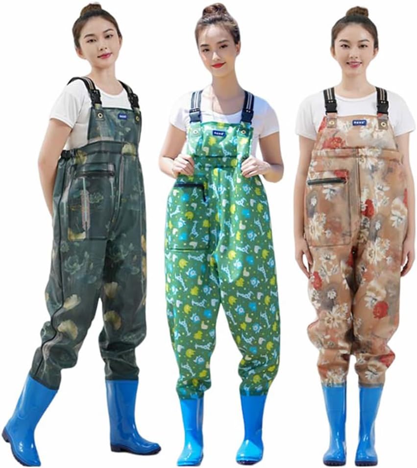 チェストハイウェーダー レディース 女性用 釣り 胴付き 胴長靴 胴付長靴 水場仕事 水産業 水仕事 除雪 雪かき 潮干狩り 掃除