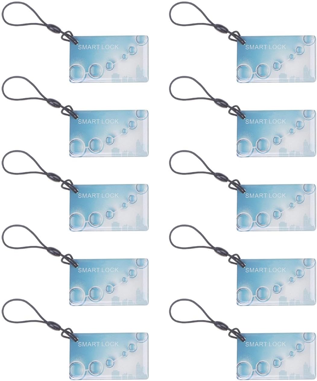 10Pcs IC Cards Lightweight Replacement Compact Compatible Smart Key Blue|Home Improvement|Building & Hardware|Doors & Door Hardware|Door Locks & Lock Mechanisms