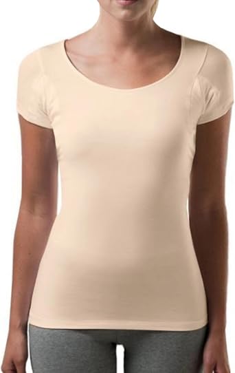 Sweat Proof Undershirt for Women from Thompson Tee, Slim Fit, Scoop Neck