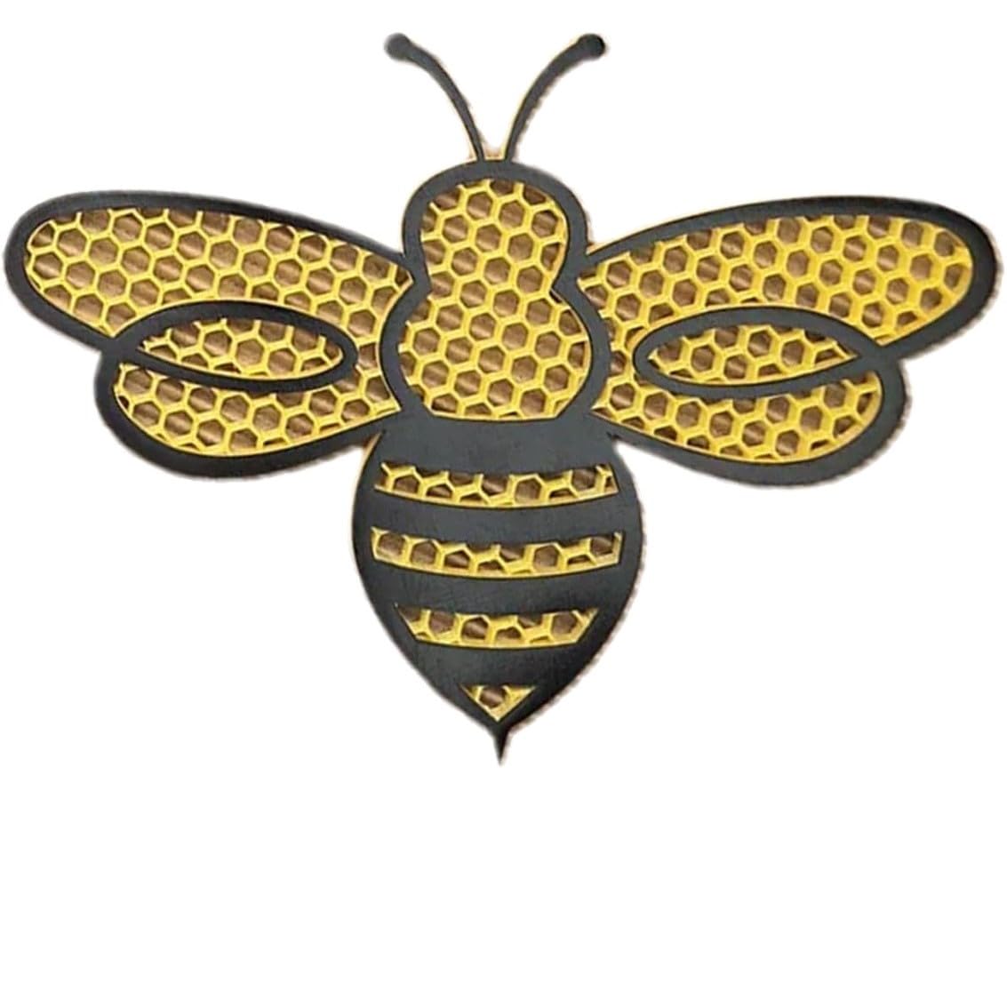 SGZIOO 3-teiliges Schwimmende Bestäuber-Inseln – Biene, Schmetterling & Kolibri, 3D-Druck, 23,5 Cm, Für Gartenteich & Vogelbad