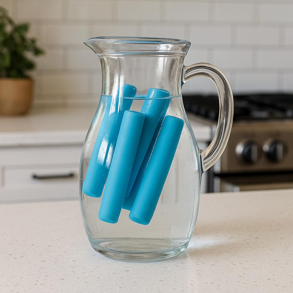 Set de 14 Acumuladores de Frío para Botellas - Enfriadores Reutilizables Alargados para Nevera, Bolsas Térmicas y Picnic - Accesorios de Hielo Portátiles