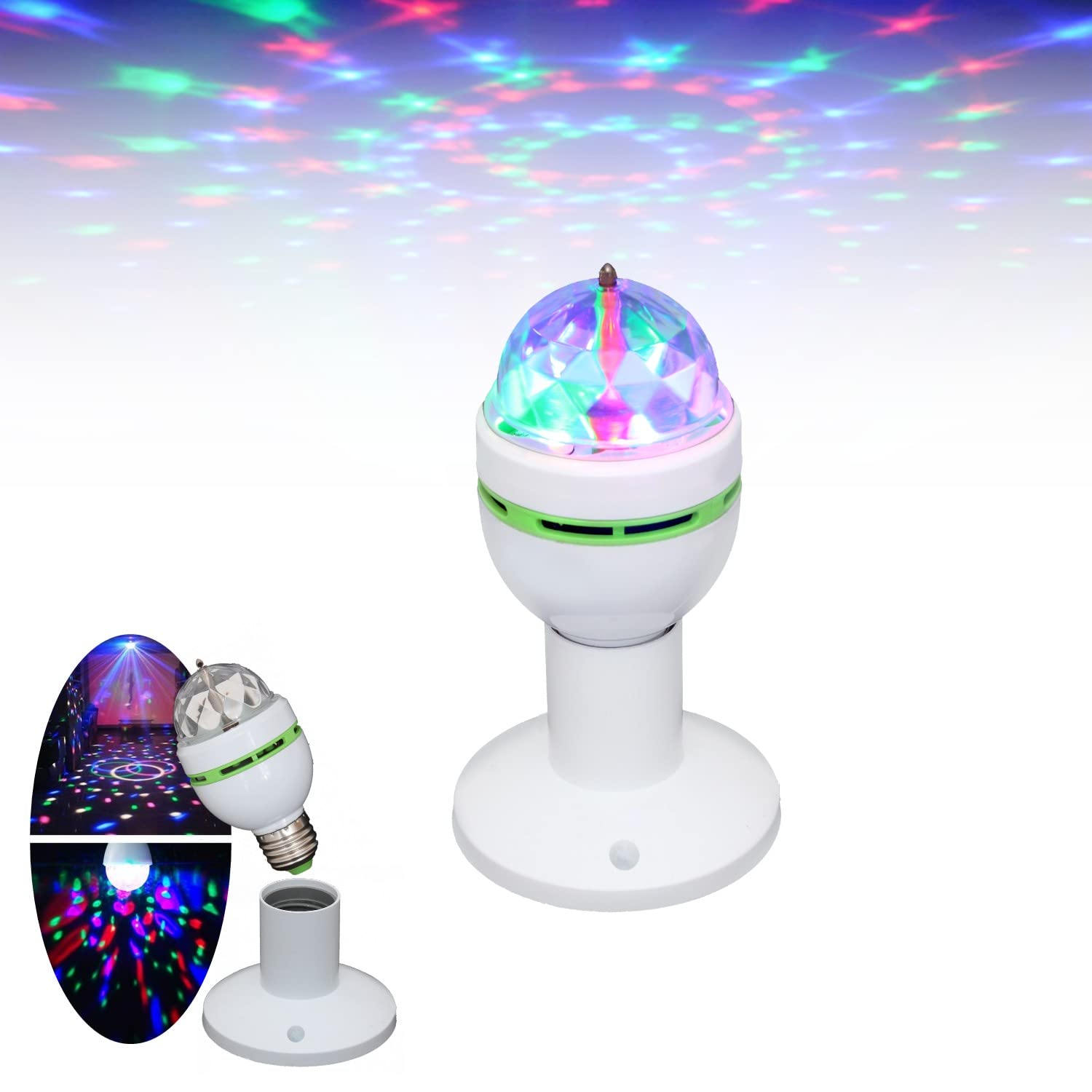 Générique Chanson Pack KARAOKE-STAR2MKII LTC Enfant - 2 Enceintes 2 Micros 1 Ampli Bluetooth USB SD 100W - Jeu Lumière Astro Rotatif LEDs RGB - Cadeau