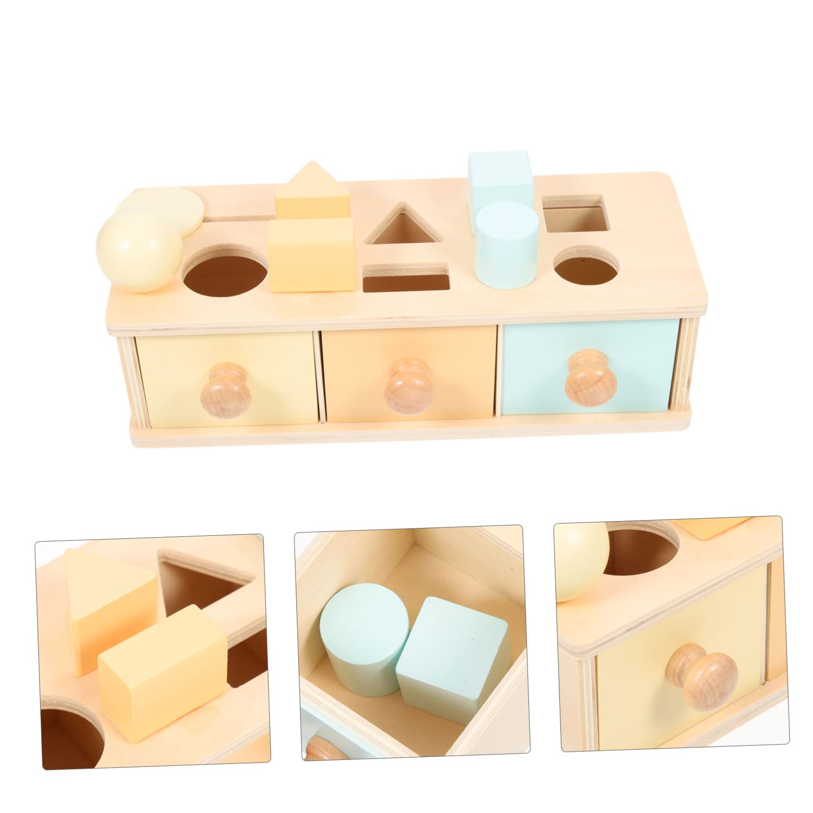 BESPORTBLE Ayudas Educativas Caja De Permanencia De Objetos Caja De Colores para Juguete De Aprendizaje para Pequeños Juguete Cognitivo para Bebés