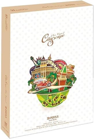 Cubic Fun 3D 64 Parça Puzzle Las Vegas Şehir Kompozisyonu