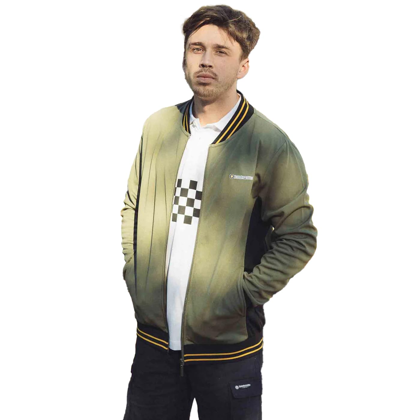 Lambretta Mens Vintage Track Bomber Jacket