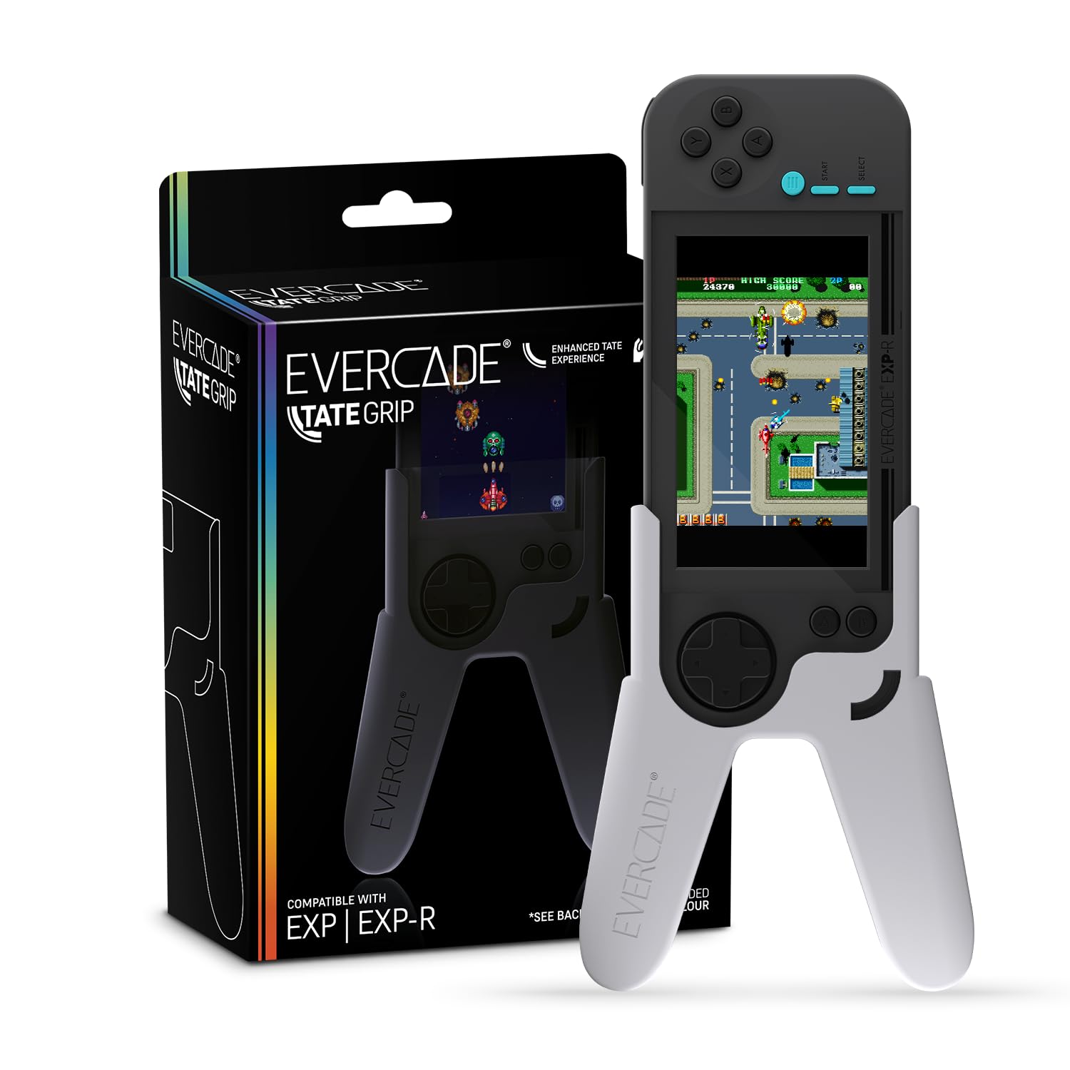 Blaze Entertainment Evercade TATE Grip for the EXP and EXP-R White