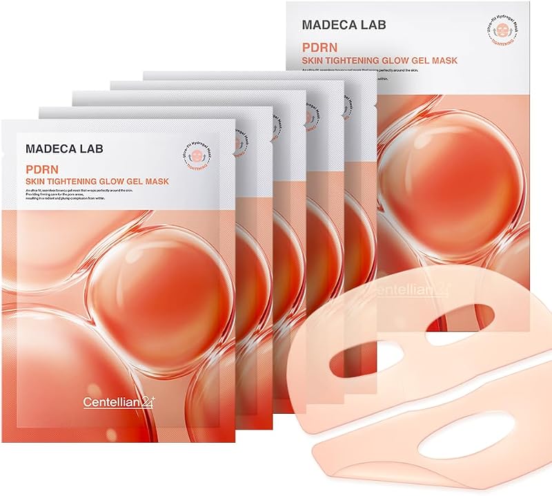 Máscara facial de hidrogel CENTELLIAN 24 Madeca Lab PDRN, 5 unidades