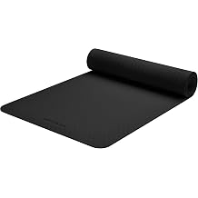 Retrospec Zuma Yoga Mat 6mm Thick Non-Slip TPE Exercise Mat | Cushioned Workout Mat for Yoga Pilates and Home Stretching | 72 x 24 with Carrying Strap