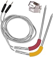 Vista 1 de Sonda de carne de repuesto para Weber iGrill 2 Termómetro con 2 clips de sonda para Weber iGrill Mini & iGrill 3 & iGrill Pro Sonda de repuesto