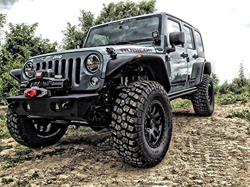 Warn ZEON 10-S Winch mounted on the front bumper of a grey Jeep