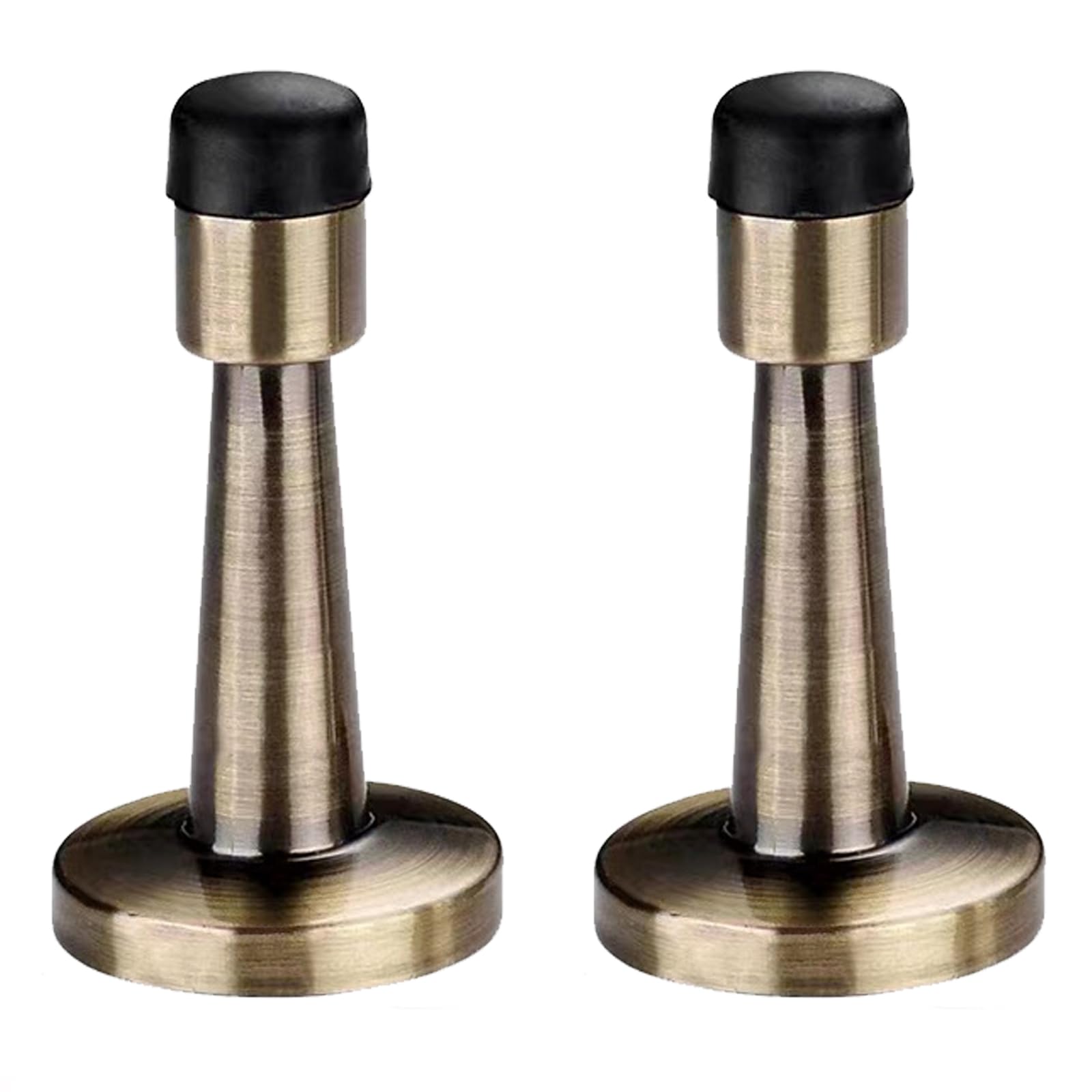 2 Pcs Door Stop, Door Stops Indoors, Used to Protect Doors and Walls Or Indoor Hotel Offices and Other Places (Bronze)