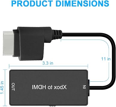 Y.D.F Xbox 360 HDMI Converter, Xbox360 to HDMI Converter HD Link Cable, Support 720P / 1080P. Compatible with Xbox 360 and Slim