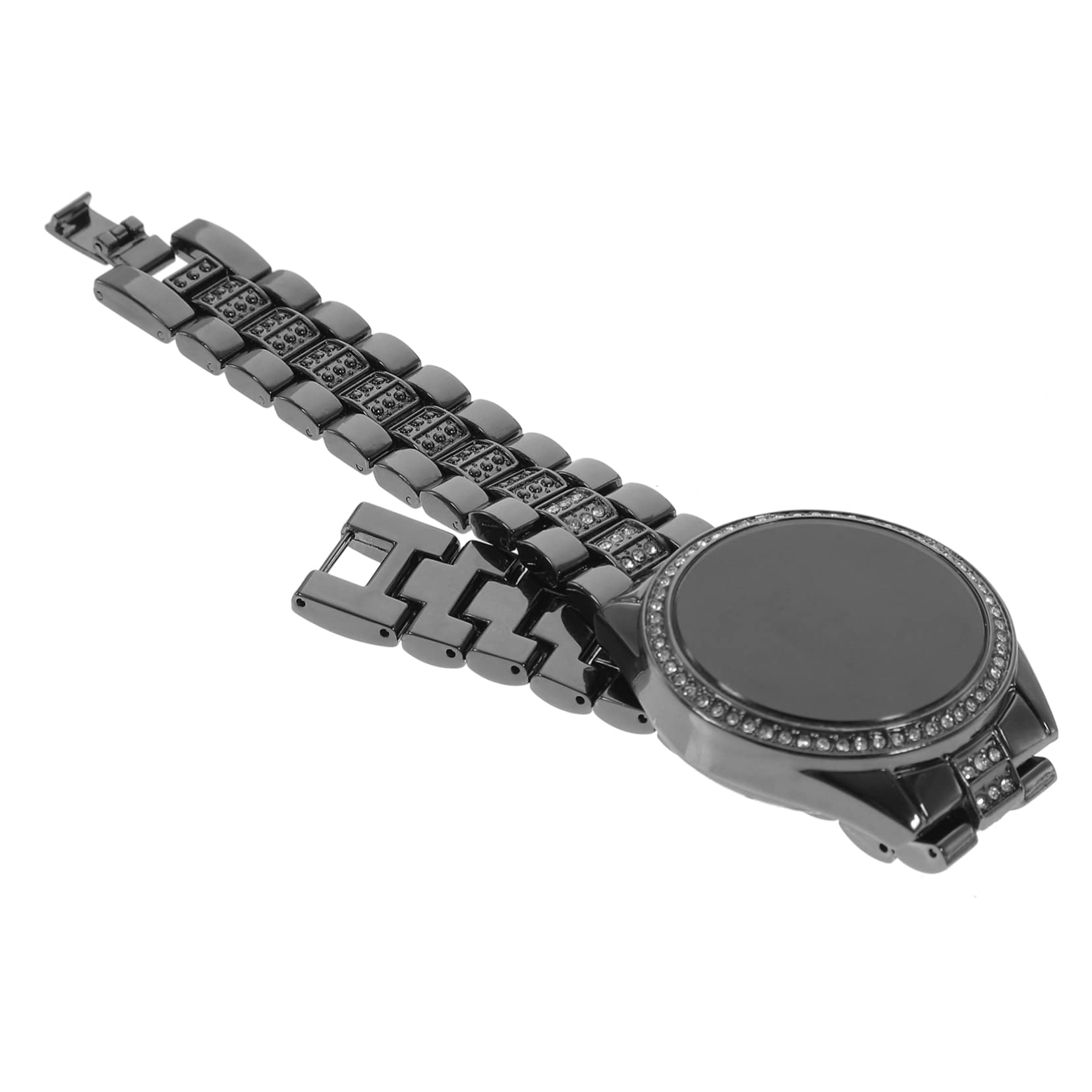 3stücke Damen Led Armbanduhr Mit Strass Elegante Und Strapazierfähige Modische Uhr Für Frauen Für Jeden Anlass Komfortabel Und Stilvoll Als