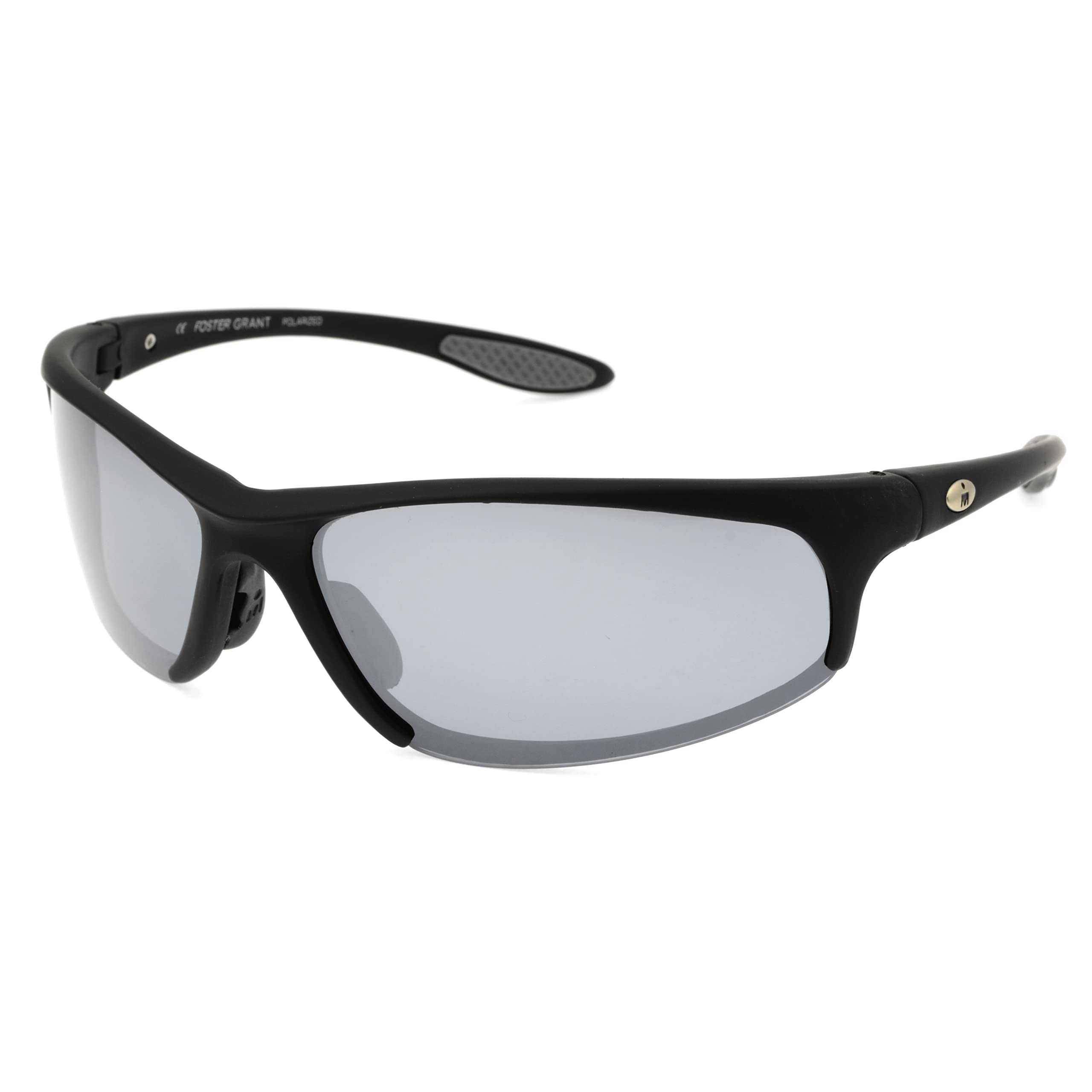Ironman Gafas de sol deportivas fuertes envolventes para hombre, color negro, 70 mm