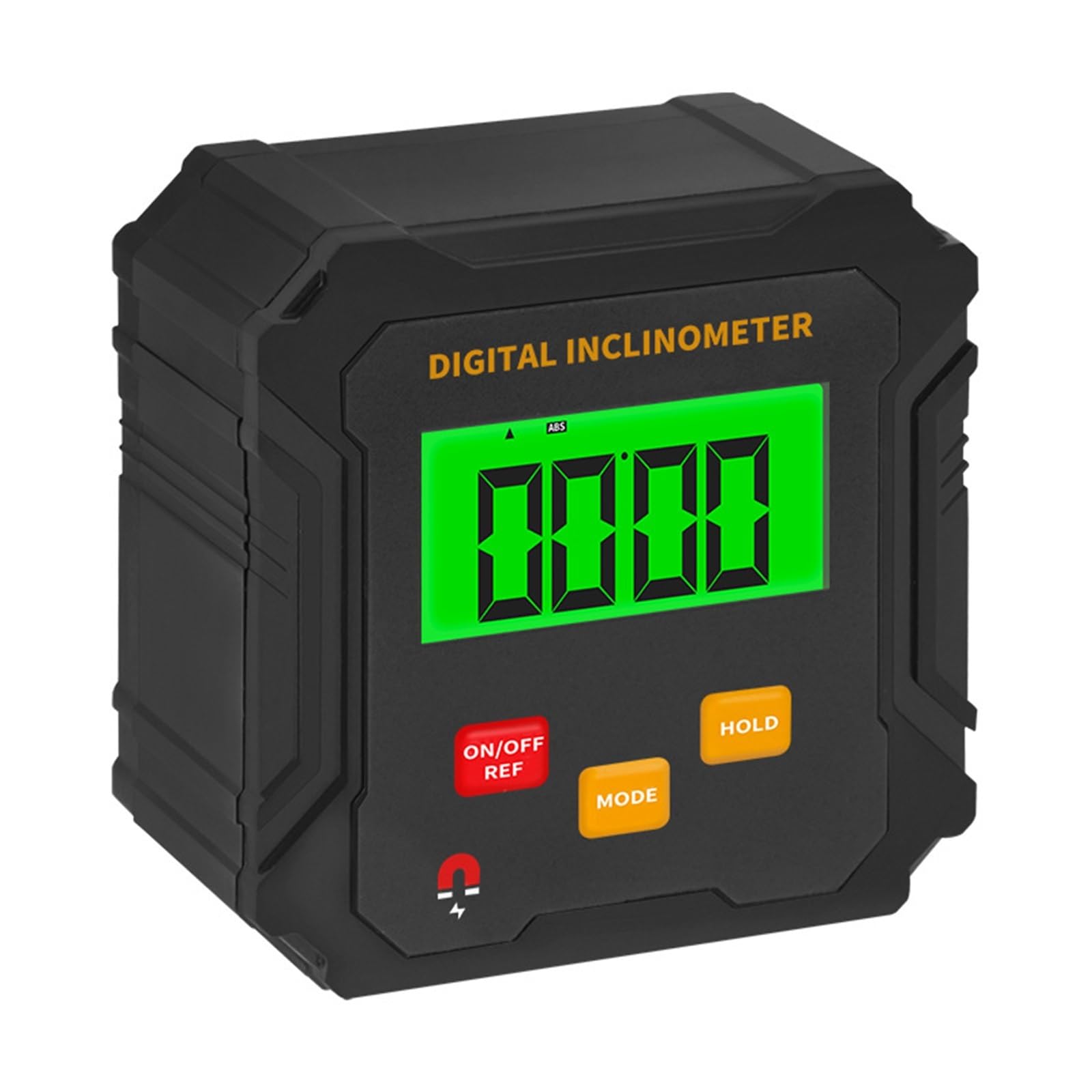 Bnvewr One Color Digital Angle Finder, Digital Angle Gauge Protractor With Magnetic Base Portable Inclinometer Level Box For Woodworking And Metal Work,Inclinometer