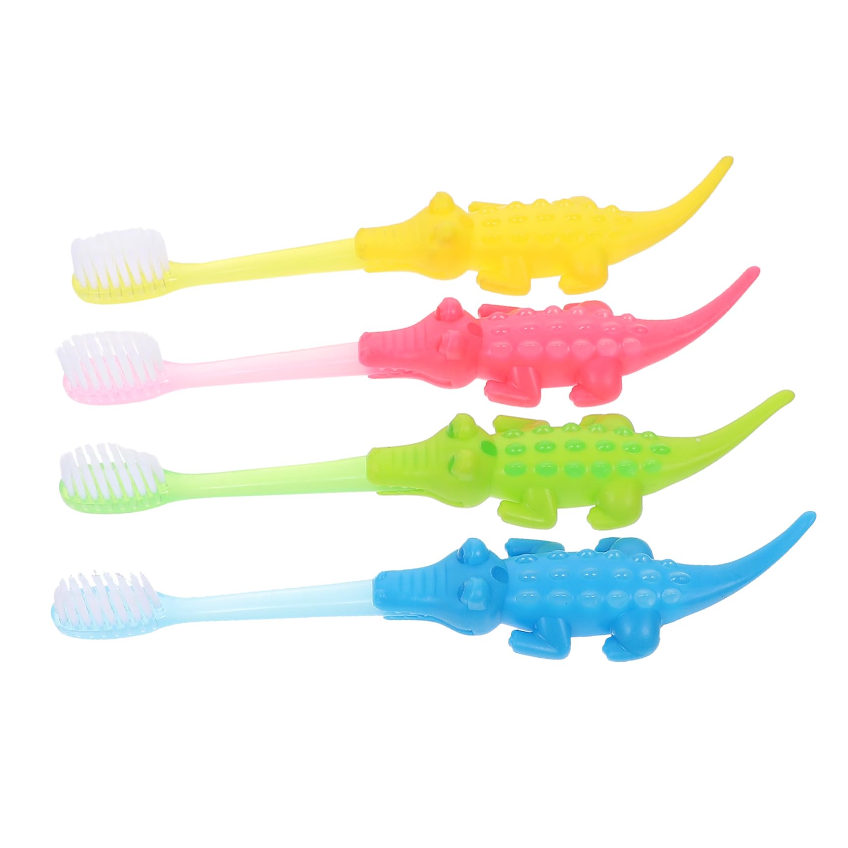 PACKOVE 24pièces Brossettes à Dents Pour Garçon Fille Outils De Nettoyage Amusants Et Ergonomiques Pour Poils Souples Et Design Pour Développer De Habitudes Hygieniques