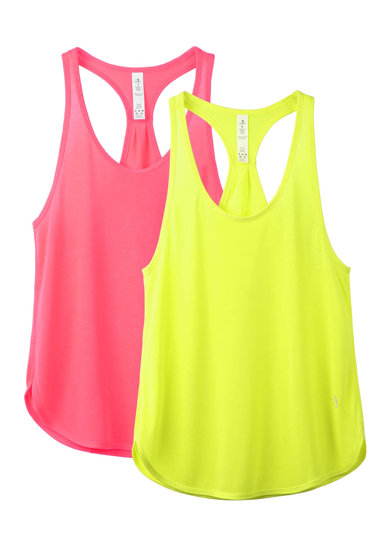 icyzone Workout Tank Tops for Women - Athletic Yoga Tops, Racerback Running Tank Top — view 13