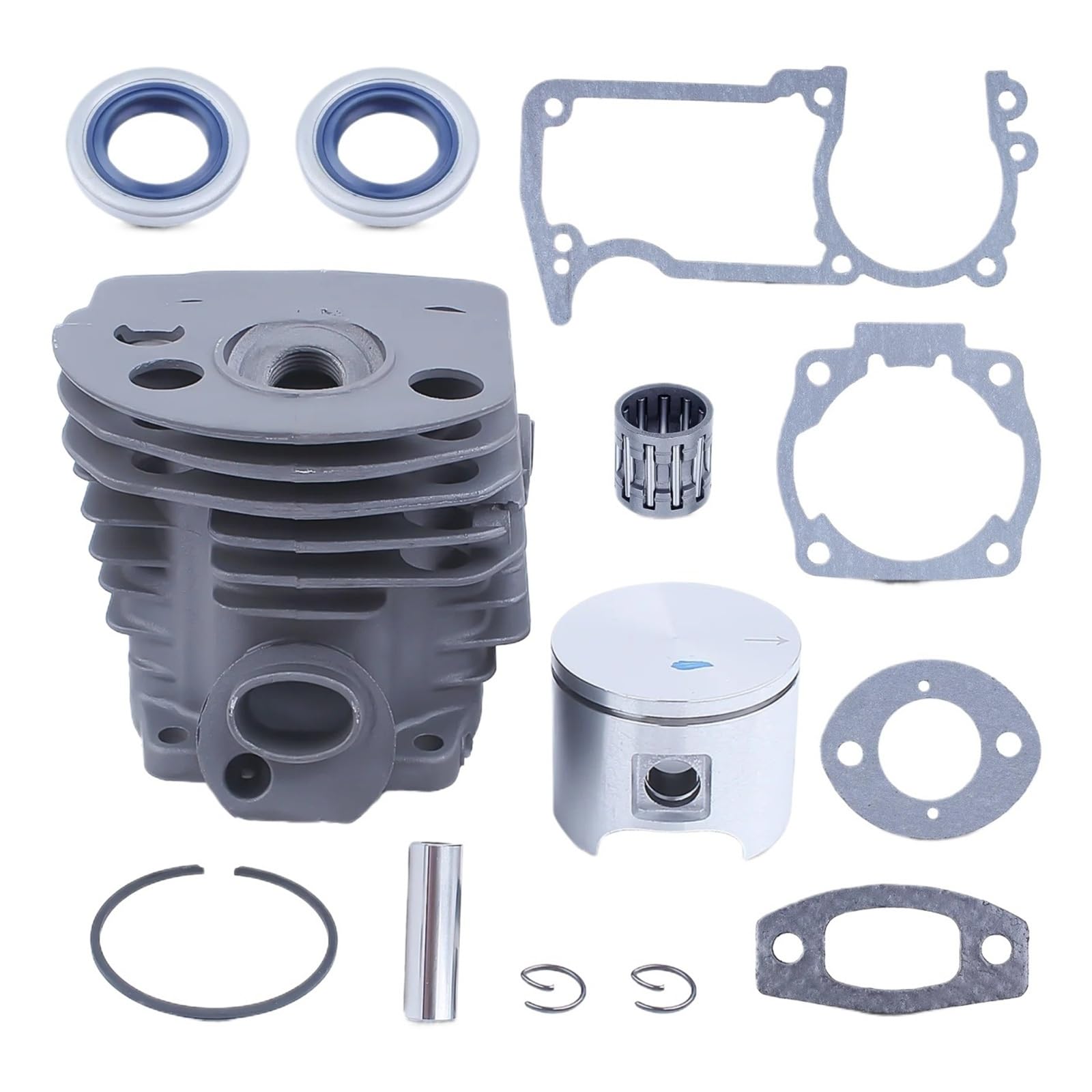 Cilindro de 46 mm para solucionar la pérdida de compresión en motosierra 55 Rancher 51