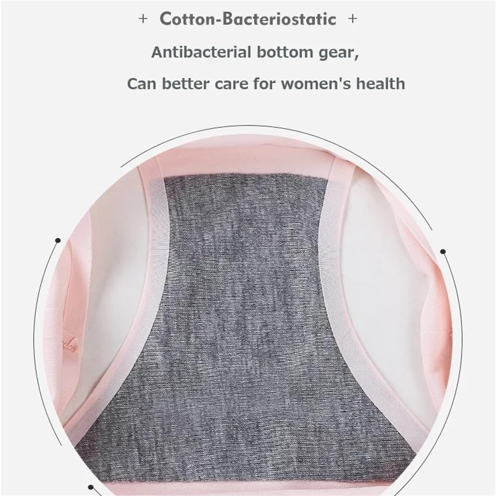 Conjunto de 8 bragas para mujer, ropa interior sin costuras, talla grande, ropa interior cómoda, lencería de satén de seda, ropa interior saludable (03, 8 unidades, XL)