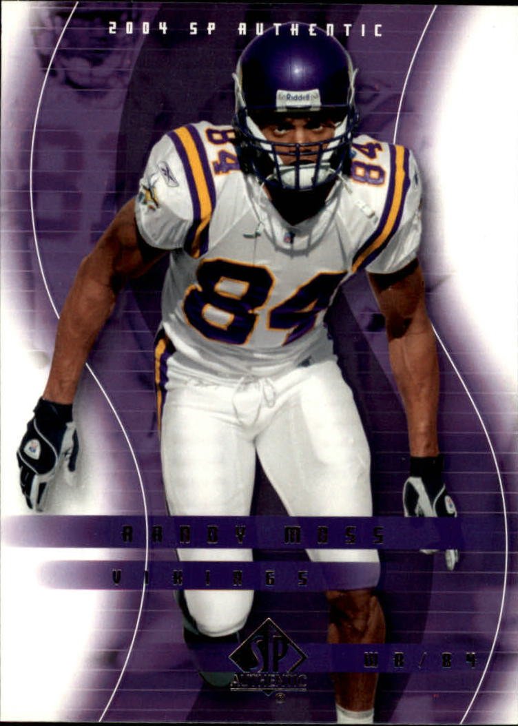 2004 SP Authentic #49 Randy Moss - Minnesota Vikings