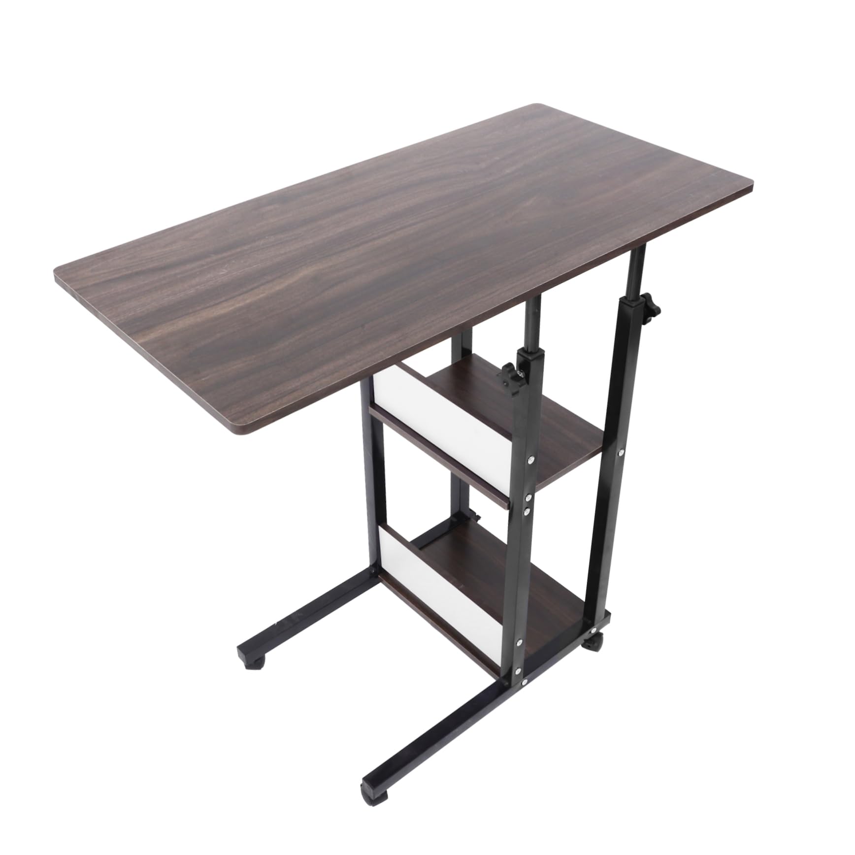 Yardenfun 1Set Movable Bedside Table Multi Purpose Lap Desk for Dormitory and Bedroom Use Finish for Laptop Writing and Studying