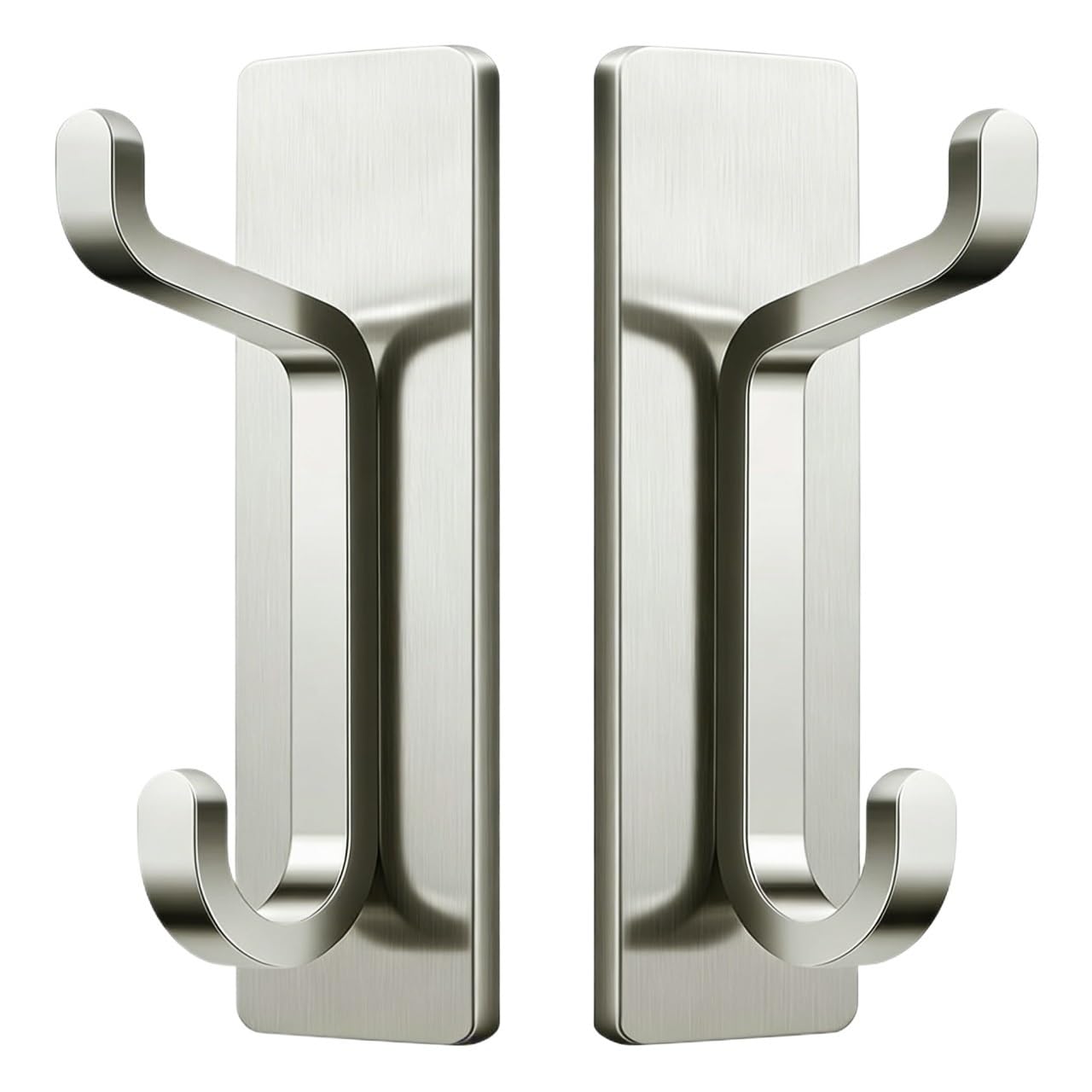 FGUJSUR Coat Hooks 2/4pcs Self Adhesive Wall Hooks