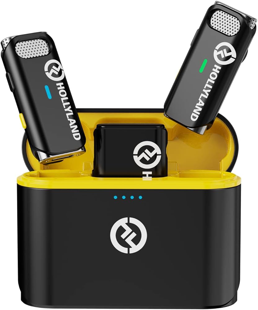 HOLLYLAND LARK M1 DUO ワイヤレスマイク Amazon.com: Hollyland Lark M1 Duo 2-Person Wireless Lavalier