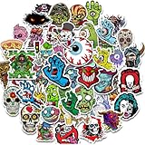 50 stück Aufkleber Pack Graffiti Decal Vinyl Sticker Wasserdicht Vinyl Sticker für Skateboard Snowboard Koffer Laptop PS4 Xbox One Phone Auto Helm Motorrad Fahrrad