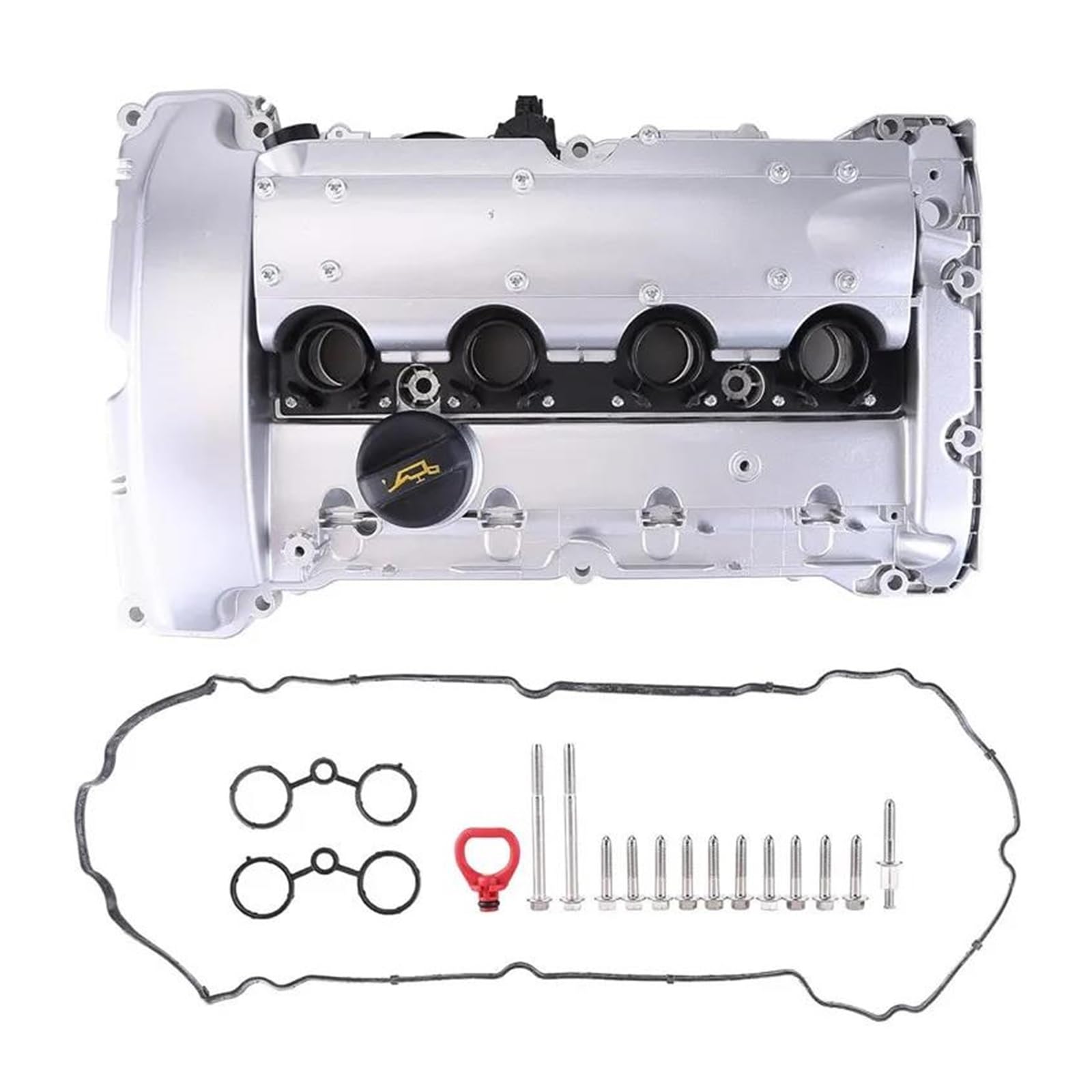 Guarnizione Coperchio Punterie Coperchio Valvola Motore In Alluminio Con Guarnizione 11127646555 11127585907 Per Mini Cooper Per JCW R55 R56 R57 R58 R59 N14 1.6L 07-12