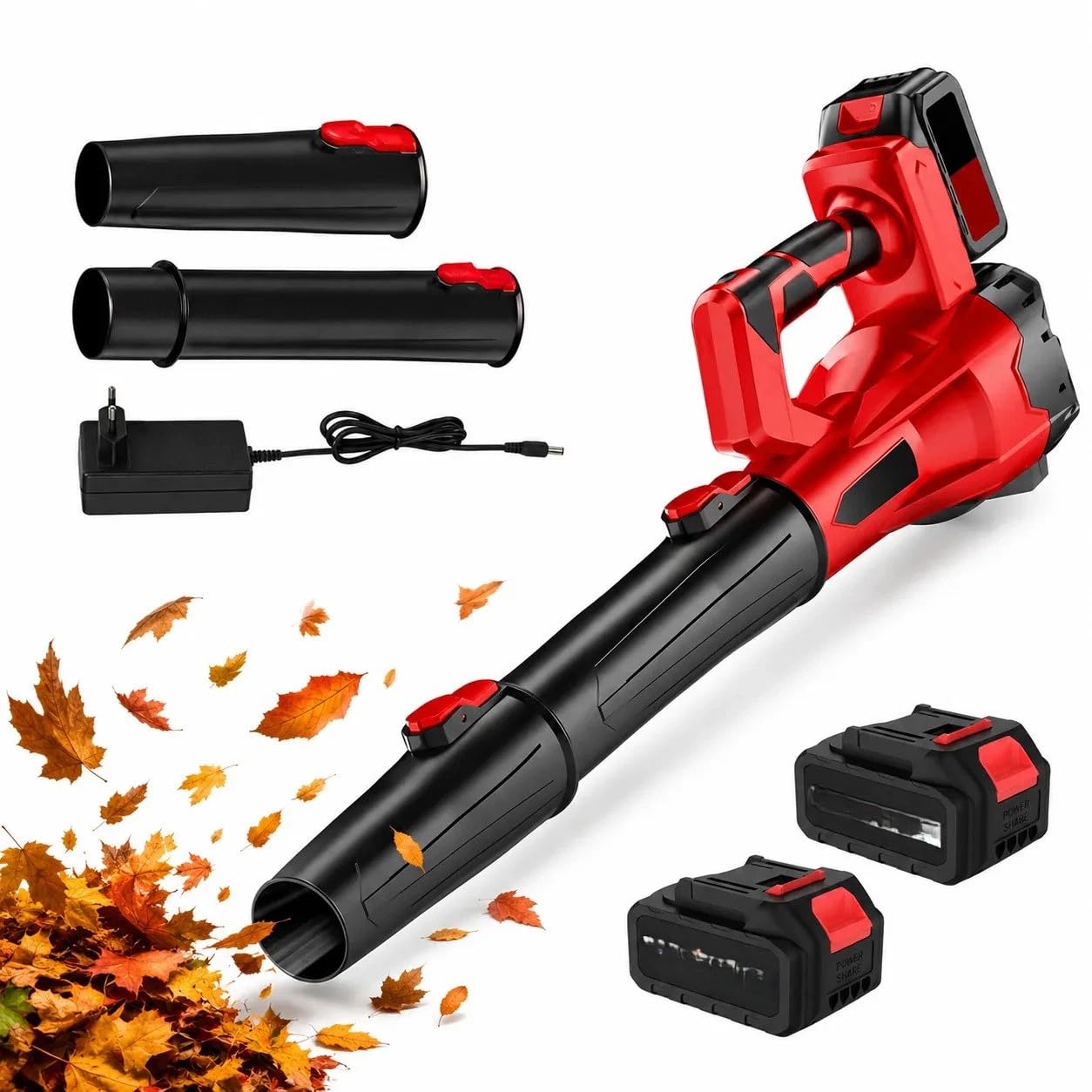 Soffiatore Professionale a Doppia Batteria 48V da 1080W a 6 velocità