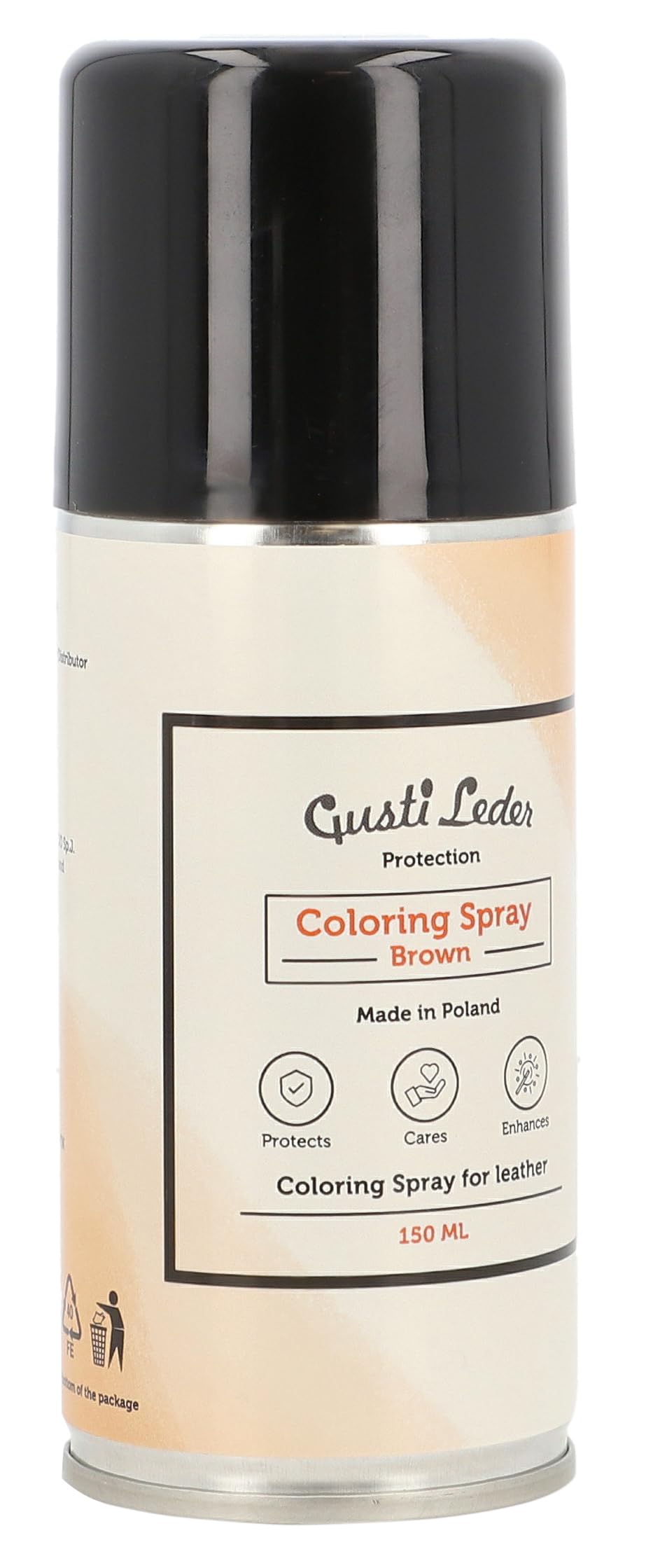 Gusti Pelle Coloring Spray Brown – Vernice spray impregnante per la cura della pelle marrone
