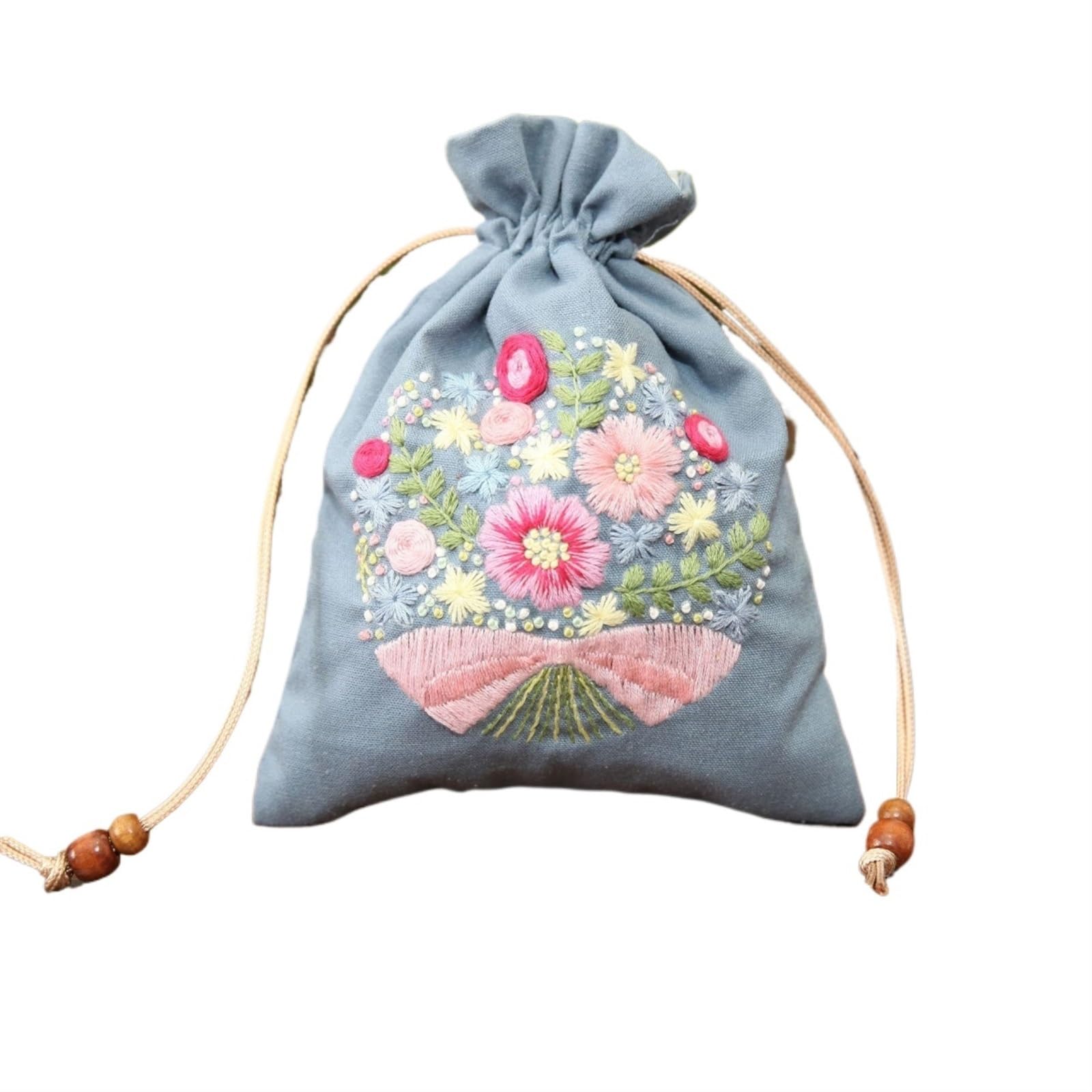 Embroidery Kit， Needlepoint Sewing Handbag Kit(Color 01,Without hoop)