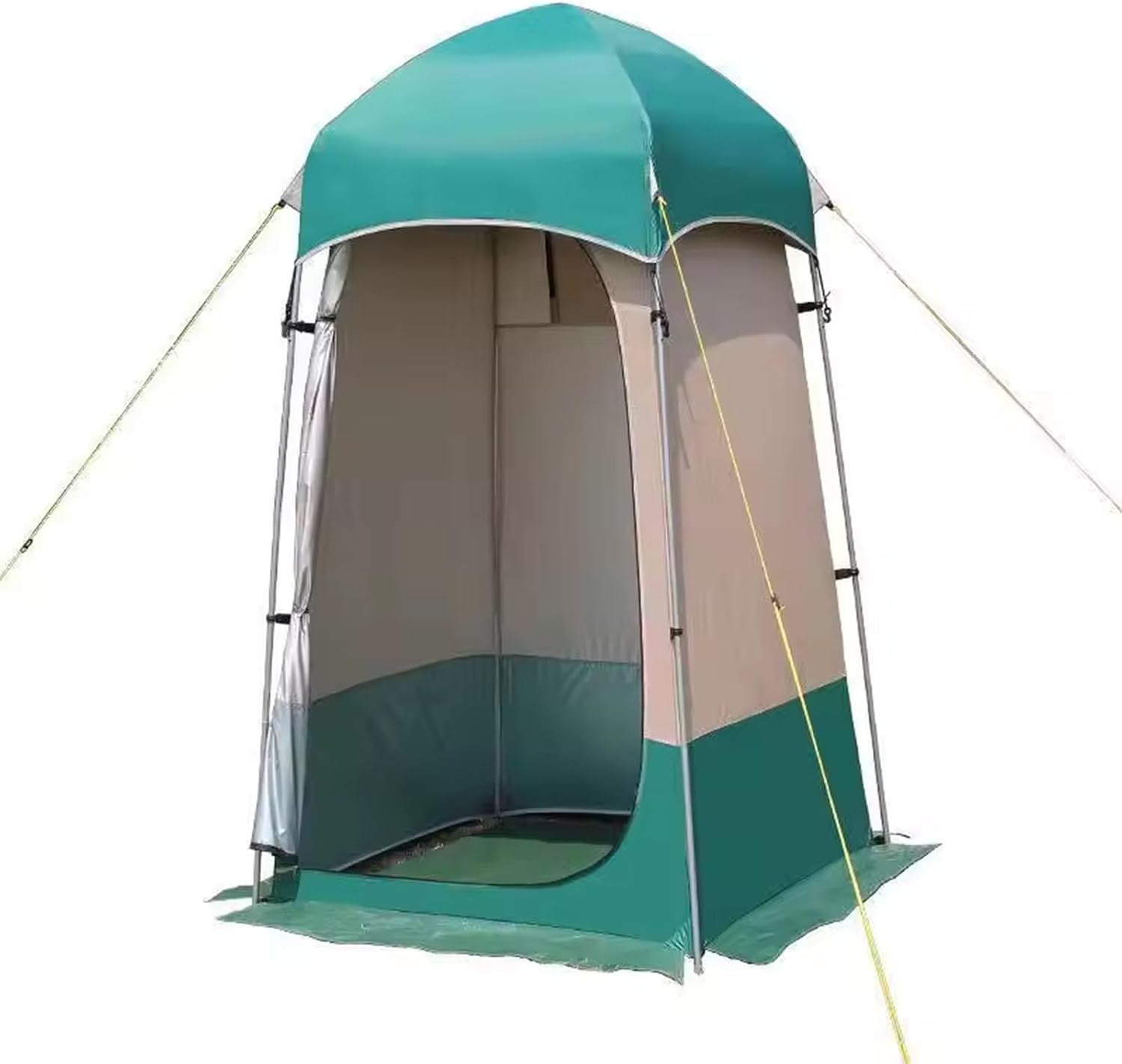 Privacy Shower Tent, Dressing Room, or Portable Toilet Stall with Carry Bag for Camping, Beach,with 20L Shower Water Bag/Foot Step Shower (A)