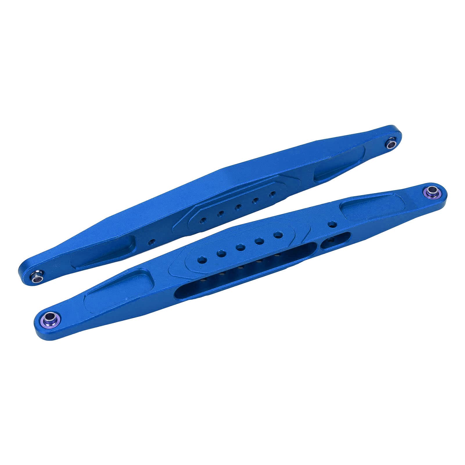 AMONIDA 2 szt. Stop Aluminium RC Tylne Dolne ramię Wleczone o Wysokiej Wytrzymałości dla Losi Baja Rey Hammer Rey 1/10 RC Car (ciemny niebieski)