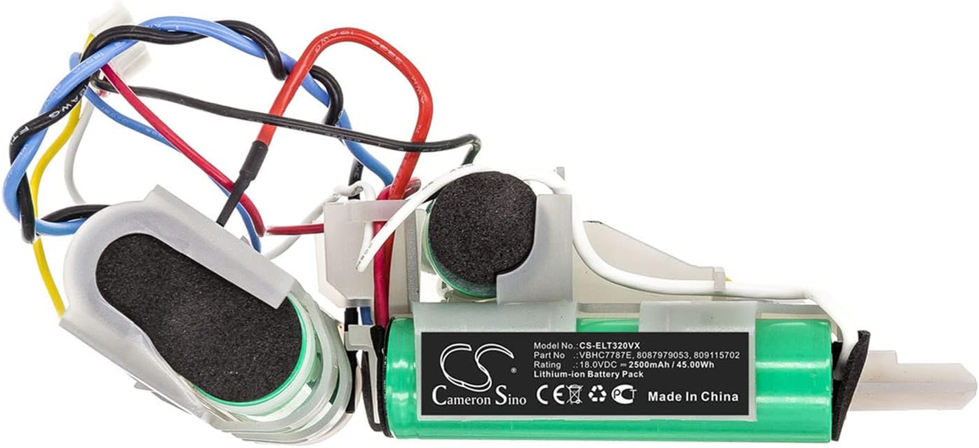 Cameron Sino Battery for AEG 900273716 AG3013 900273717 AG18 Plus 900273718 AG3011 900273719 AG3012 900273726 900273728 900273729 900273764 900273765 900273791 2500mAh