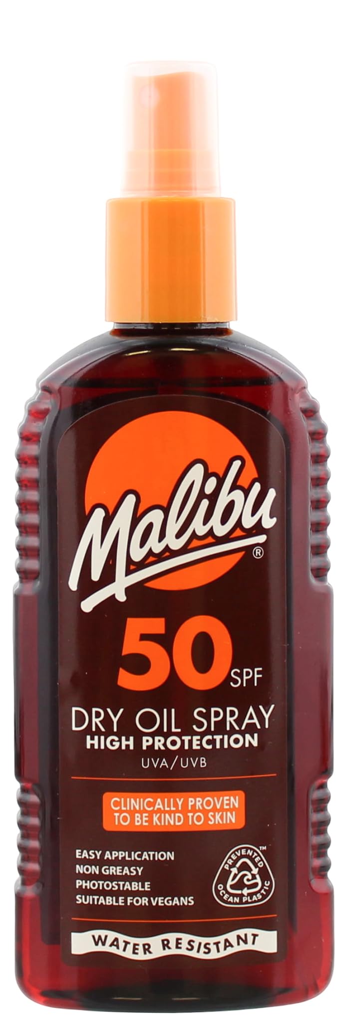 Malibu Sun Dry Oil Spray Spf50 200Ml - Fast-Absorbing Sunscreen For Everyday Sun Protection
