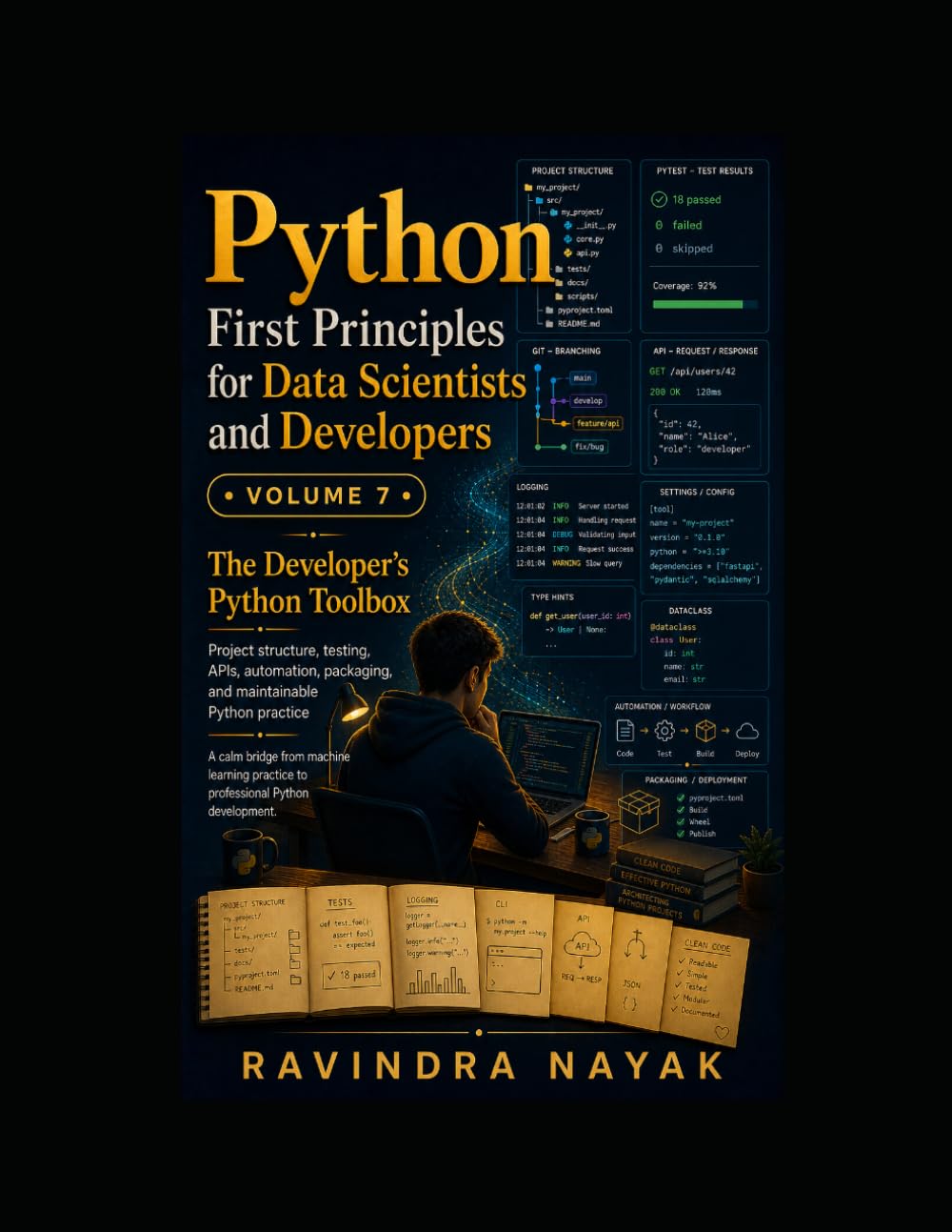 Python First Principles for Data Scientists and Developers: Volume 7 The Developer's Python Toolbox (Think in Python: A First-Principles Ladder to Data & AI From Zero Fear to Research-Ready Code)