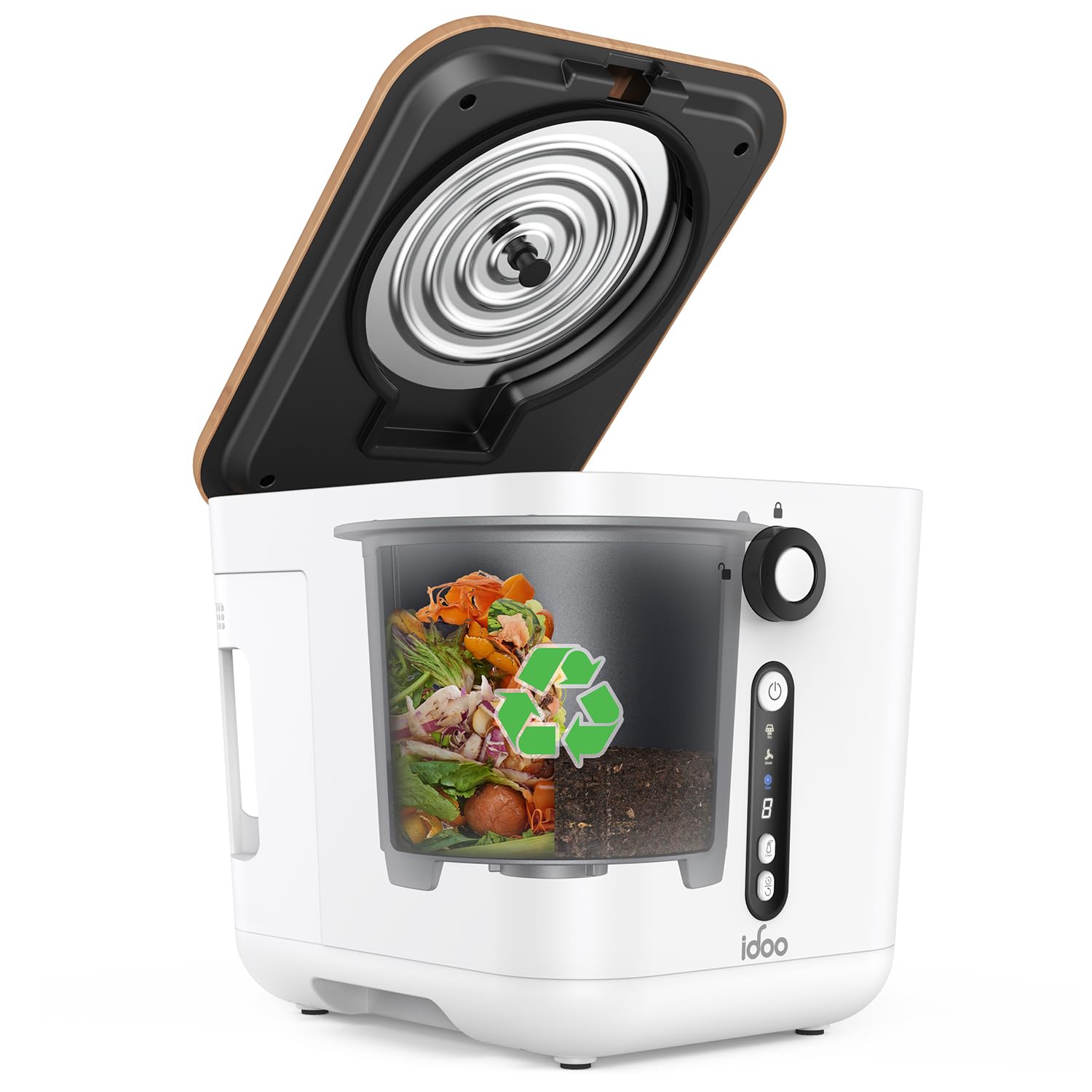 Snapklik.com : Electric Composter For Kitchen, 3L Countertop Compost ...