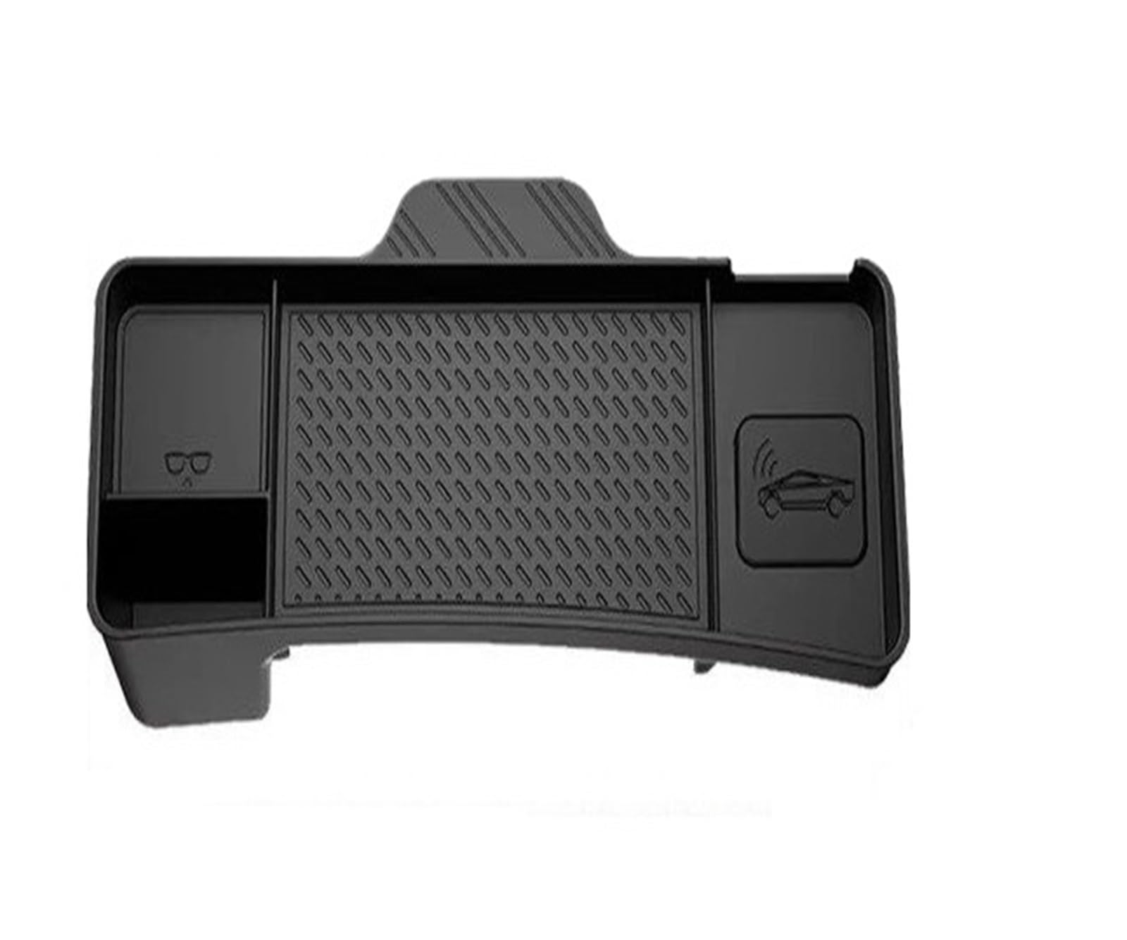 AHRPKAMERD Storage Box For Tesla For Model Y For Juniper For Model3 Behind Screen Dashboard Storage Box Center Console Hidden Organizer Accessories Center Console Organizer Tray