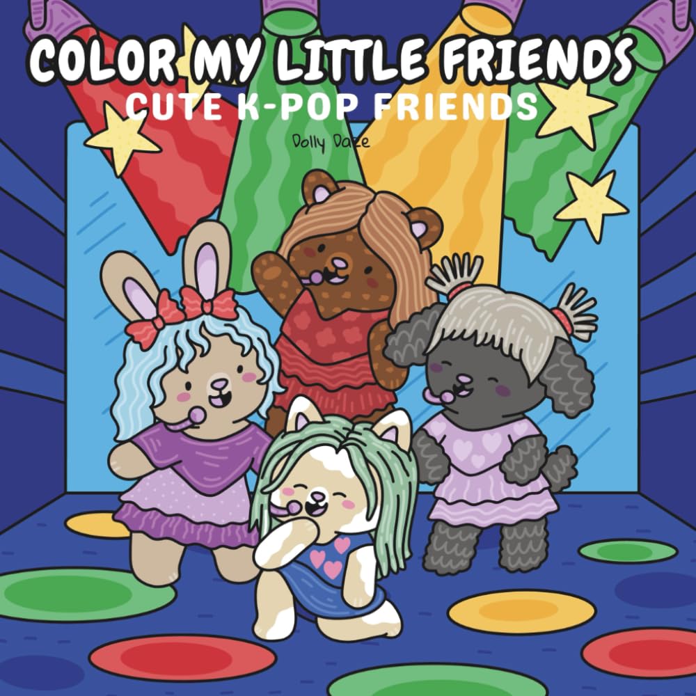 Color My Little Friends: Cute K-Pop Friends