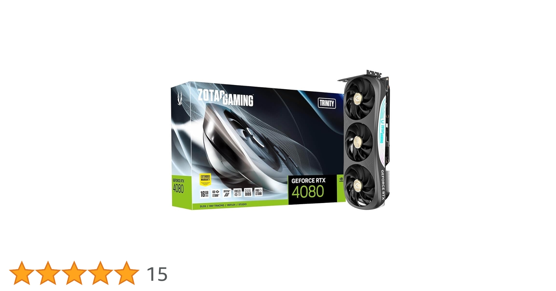 ZOTAC GeForce RTX 4080 16GB OCモデル ZOTAC GAMING GeForce RTX 4080 16GB Trinity | ZOTAC