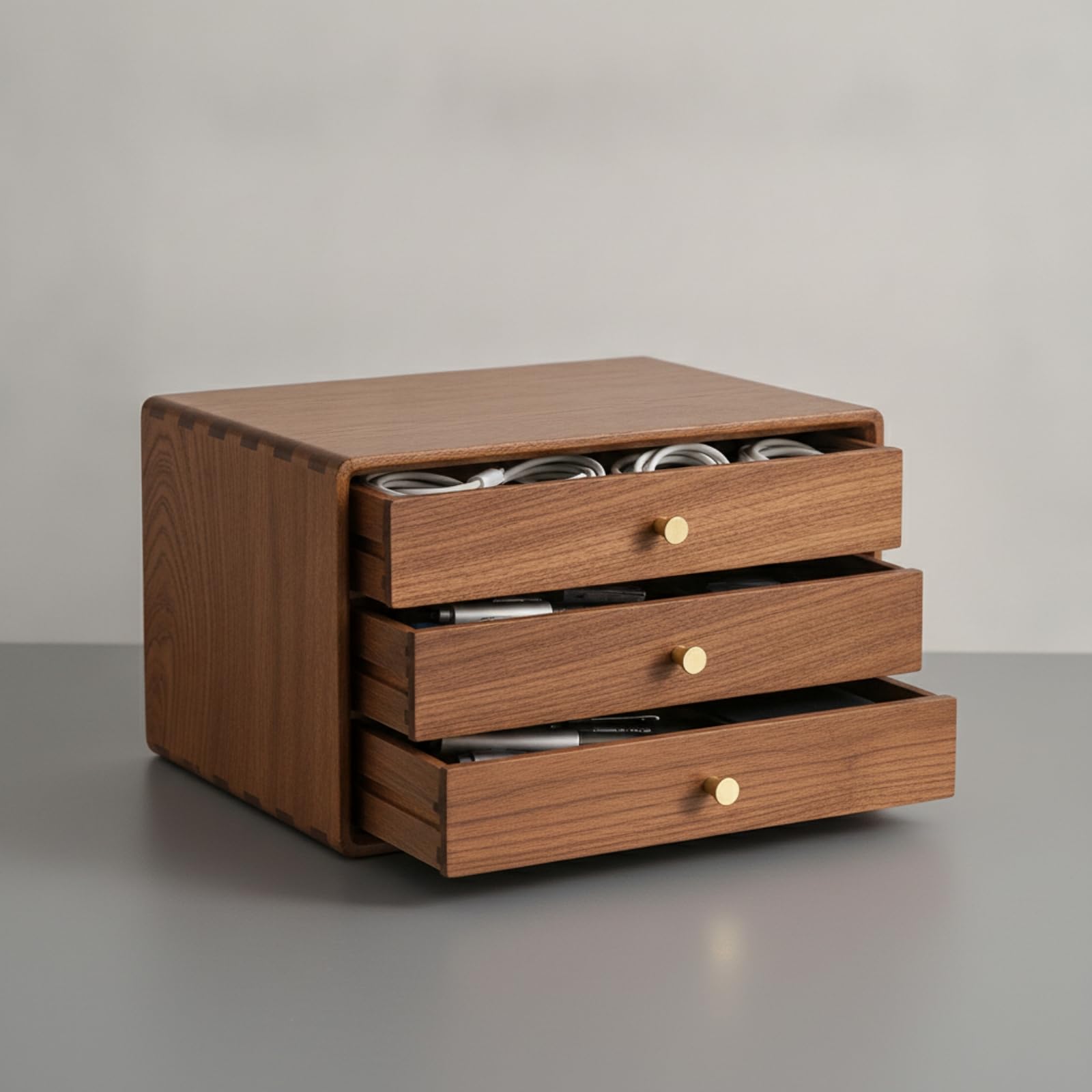 Organiteur Bureau En Bois Tiroirs Clisn Organiteur Carré Bureau Cvercle Classique