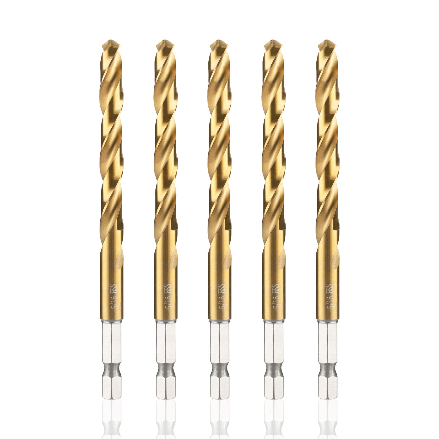 amoolo Impact Drill Bit Set, 1/16"-1/4", 16pcs — Amazon image 15